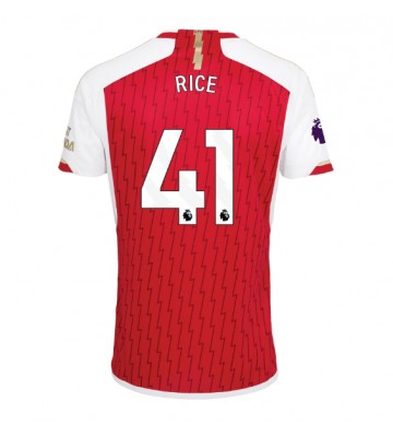 Arsenal Declan Rice #41 Koszulka Podstawowych 2023-24 Krótki Rękaw